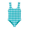 *Exclusive* Girls Palm Springs One Piece, Mint - One Pieces - 1 - thumbnail
