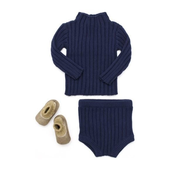 Ribbed Brief, Navy