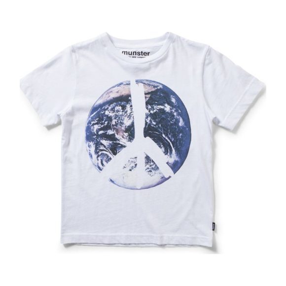 One World T-Shirt, White - Tees - 1