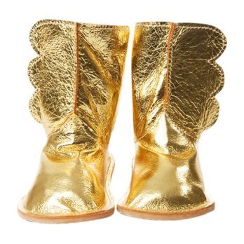 gold girl boots