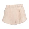 Cream Cotton Linen Pantai Short - Pants - 2 - thumbnail