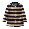 Sheep Skin Jacket, Big Stripes - Jackets - 1 - thumbnail