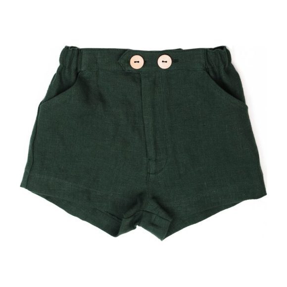 Scout Short, Fern Linen - Soor Ploom Pants | Maisonette