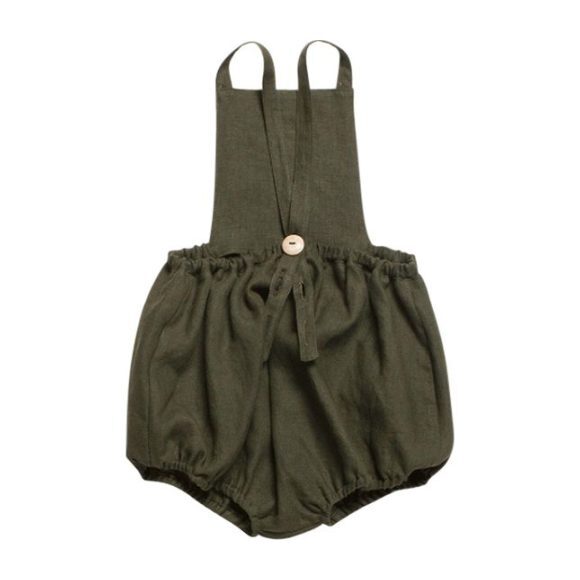 Oona Romper, Moss - Onesies - 2