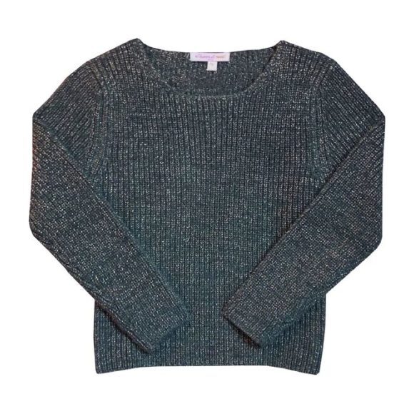 Rose Sweater, Blue - Sweaters - 1