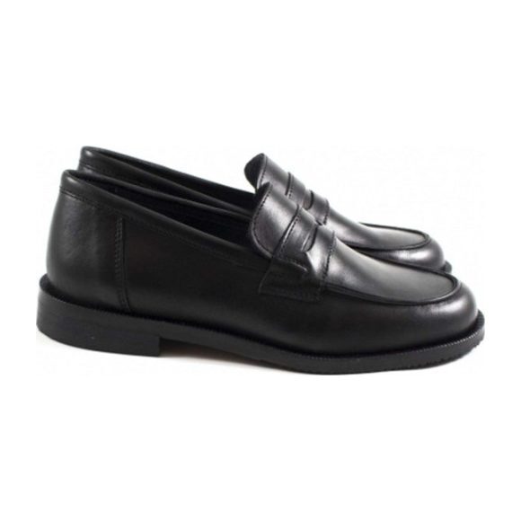 Preppy Loafers, Black - Loafers - 1