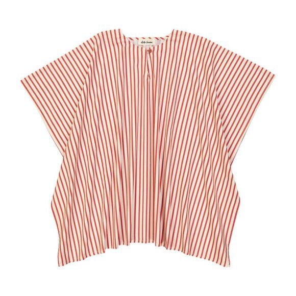 Psili Dress, Red Stripes - Dresses - 1