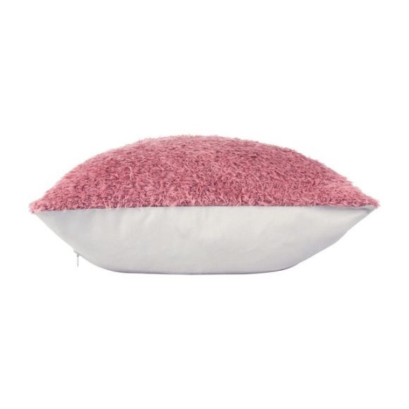Alpaca Fur Pillow, Rose