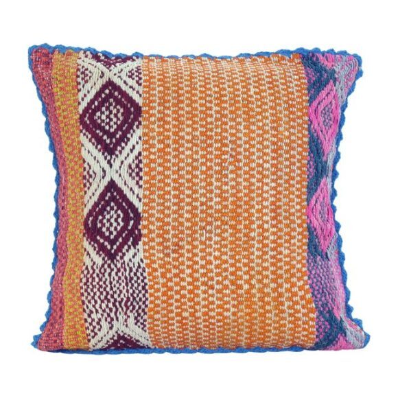 Heirloom Square Pillow, Diamond Multi - Decorative Pillows - 1