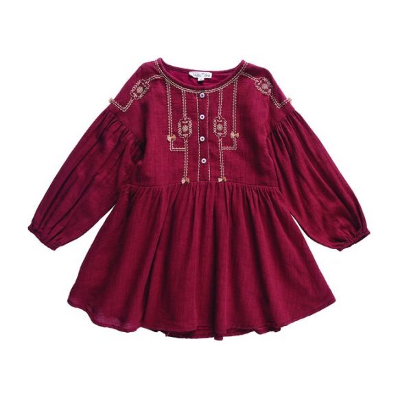 Ourika Dress, Red - Dresses - 1