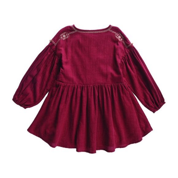 Ourika Dress, Red - Dresses - 2
