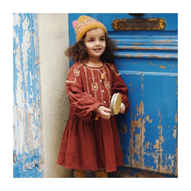 Ourika Dress, Red - Dresses - 3
