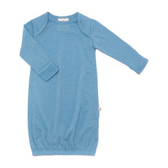 Merino Wool Snuggle Gown, Blue - Sleepbags - 1