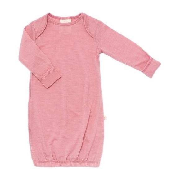 Merino Wool Snuggle Gown, Rose Tan