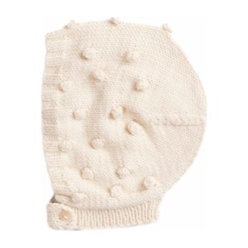 Popcorn Bonnet, Snow - Hats - 1