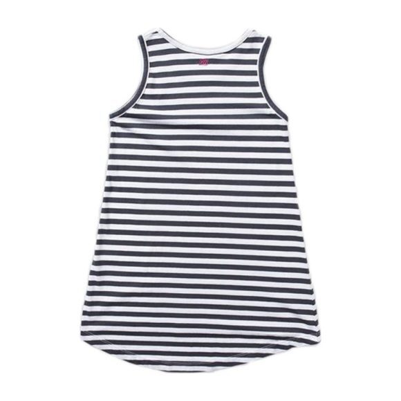 Flimson Dress, Soft Black/White Stripe - Dresses - 2