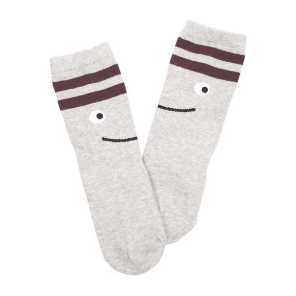 Faces Socks, Grey Smile - Socks - 1