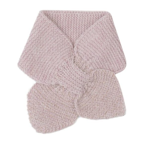 Gold Tip Neckie, Light Pink - Scarves - 1