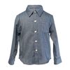 Hopper Shirt, Navy Herringbone Flannel - Shirts - 1 - thumbnail