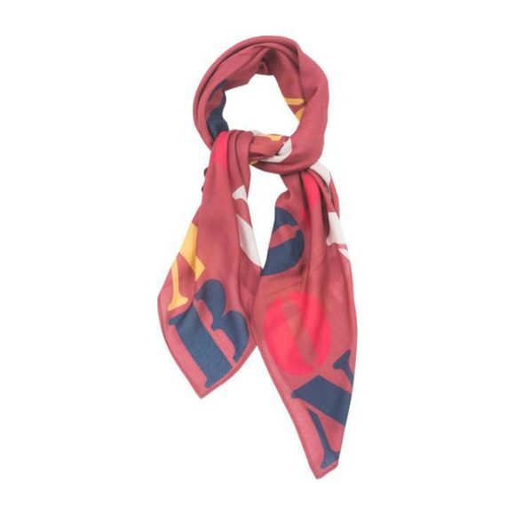 Bonton Scarf, Red - Scarves - 1