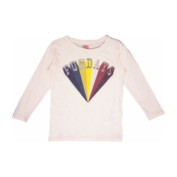 Fundays T-Shirt, Pink - Tees - 1