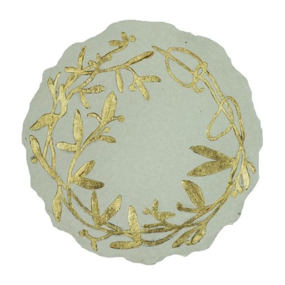 Gold Wreath (Two), 13" x 13" - Art - 1