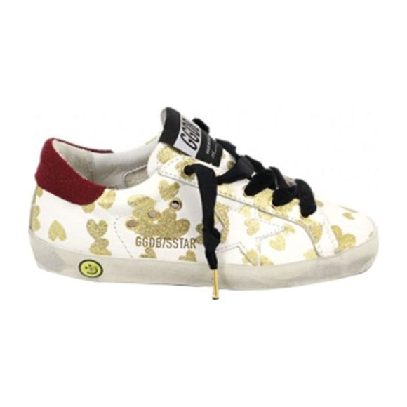 Superstar Heart Sneakers, White - Sneakers - 1