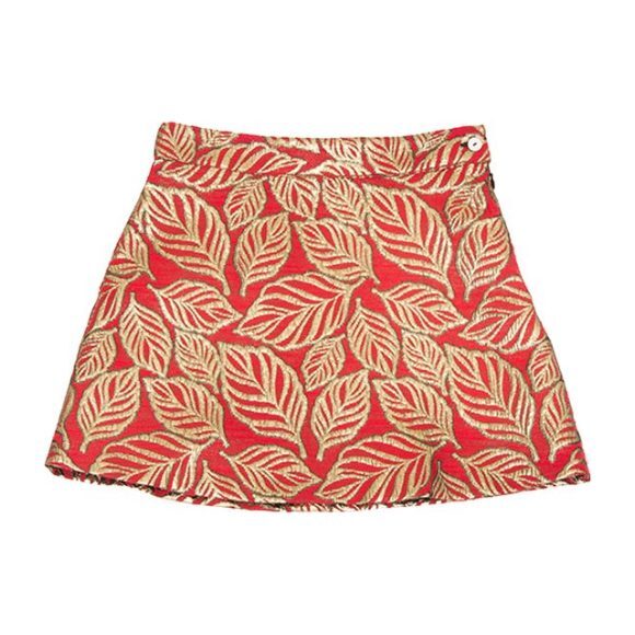 Leaf Skirt, Red