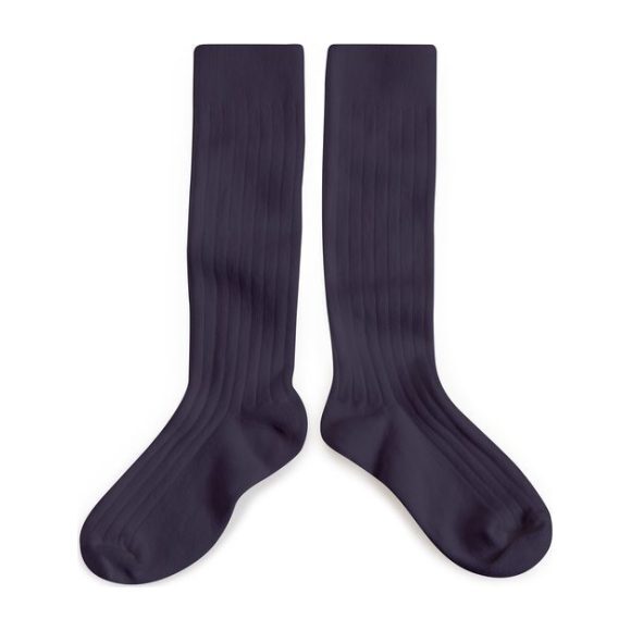 Collegien Knee High Socks, Navy
