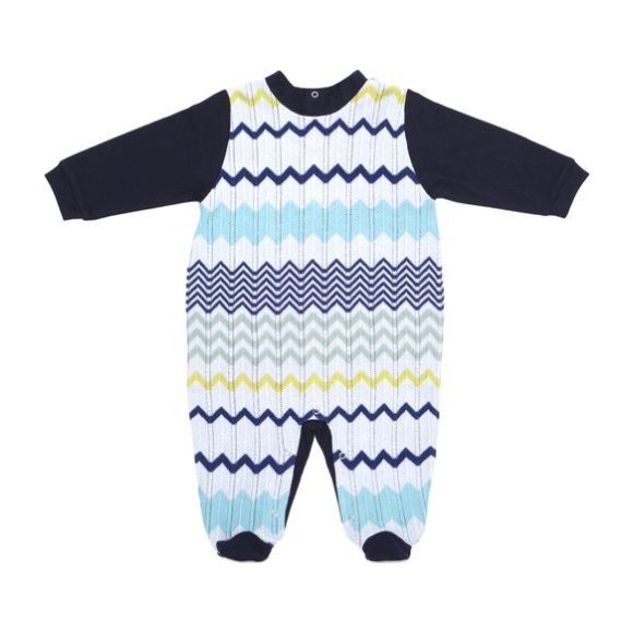 Blue Knit Onesie - Onesies - 1
