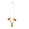 Basma Necklace, Yellow - Necklaces - 1 - thumbnail