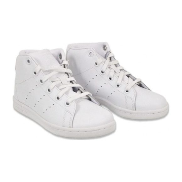 High Top Stan Smith Sneakers, White - Adidas Shoes | Maisonette