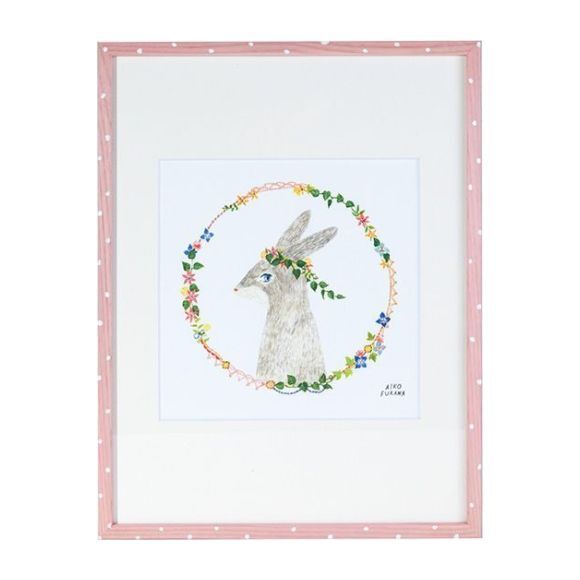 Aiko Fukawa Framed Rabbit Print - Art - 1