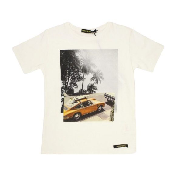 Surf Car T-Shirt, Off White - Tees - 1