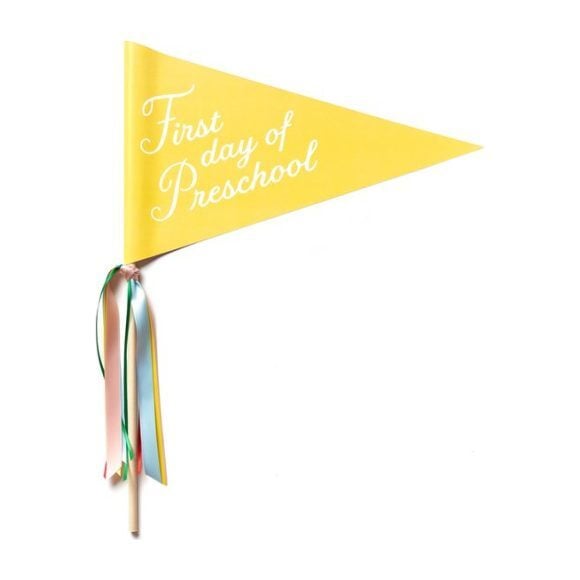 First Day of Preschool Banner - Paper Goods - 1