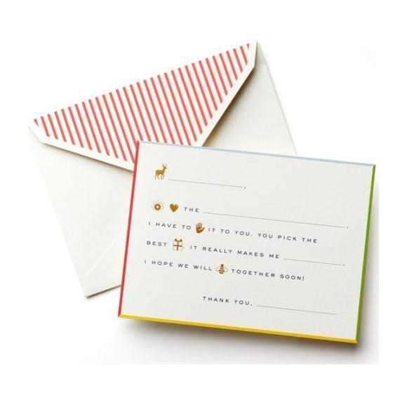Rebus Thank You Note - Paper Goods - 1