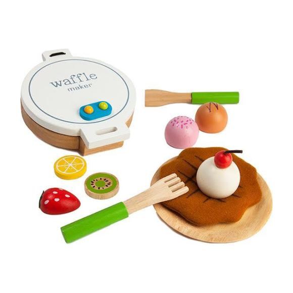 Wooden Waffle Maker - Play Food - 1