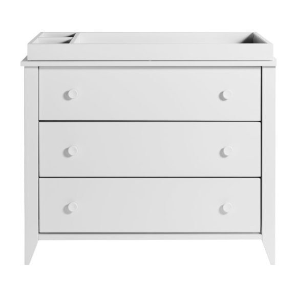 Sprout 3 Drawer Changer Dresser With Removable Changing Tray Light Grey Home Furniture Dressers Changing Tables Maisonette