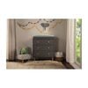 Lolly 3-Drawer Changer Dresser with Removable Changing Tray, Grey - Dressers - 3