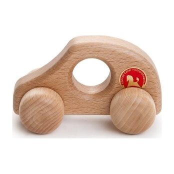 wooden push car