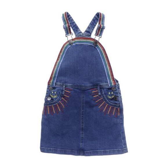 rainbow overall dress