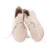 Italian Suede Kids Oxford, Blush - Lace-Ups - 2