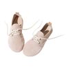 Italian Suede Kids Oxford, Blush - Lace-Ups - 3