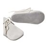 Italian Suede Baby Oxford, White - Lace-Ups - 3