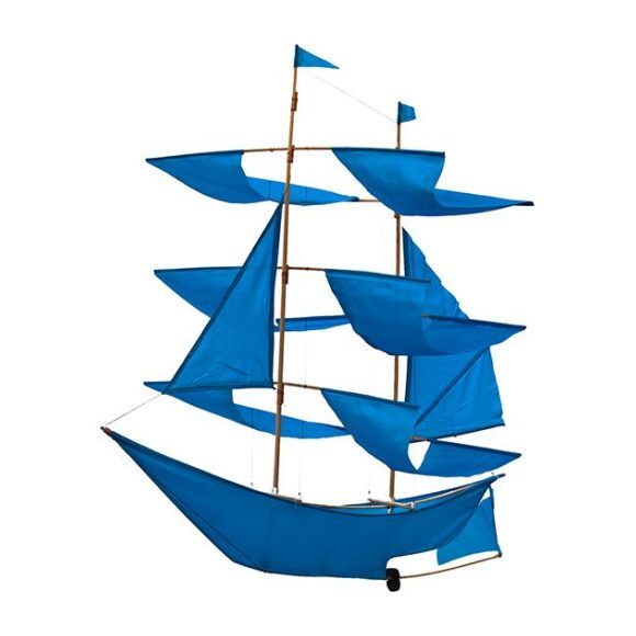 Sailing Ship Kite, Azure - Transportation - 1