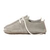 Italian Suede Kids Oxford, Dove - Lace-Ups - 1 - thumbnail