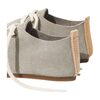 Italian Suede Kids Oxford, Dove - Lace-Ups - 3