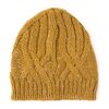 Octopus Knitted Beanie, Mustard - Hats - 1 - thumbnail