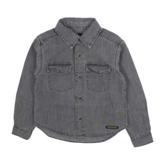 Dao Shirt, Black Denim - Shirts - 1