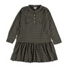 Geometric Dress, Navy Grey - Dresses - 1 - thumbnail